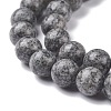 Natural Sesame Jasper/Kiwi Jasper Beads Strands G-F351-8mm-5