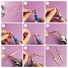 DIY Geometric Dangle Earring Making Kit FIND-AR0002-13-3