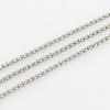 Tarnish Resistant Unwelded 304 Stainless Steel Rolo Chains CHS-R006-3mm-04-1