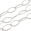 304 Stainless Steel Oval Link Chains CHS-C018-01B-P-1