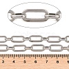 201 Stainless Steel Oval Link Chains CHS-F024-04P-2
