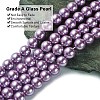 Eco-Friendly Glass Pearl Beads Strands HY-A008-14mm-RB056-3