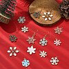 20Pcs 10 Colors Christmas Style Alloy Enamel Pendants ENAM-YW0004-39-5