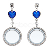 Alloy Locket Photo Pendants FIND-WH0181-05-1