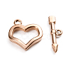 Ion Plating(IP) 304 Stainless Steel Toggle Clasps STAS-D142-02A-RG-2