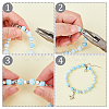 300Pcs 304 Stainless Steel Crimp Beads Covers STAS-HY0001-10-3