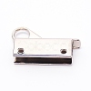 Zinc Alloy Bag Lock Catch Clasps PALLOY-WH0088-12P-2