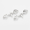 Tibetan Style Alloy Links Connectors X-TIBE-N003-10AS-LF-1