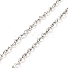 Non-Tarnish 304 Stainless Steel Add a Bead Adjustable Texture Cable Chains Bracelets for Women BJEW-M307-01D-P-2