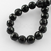 Transparent Glass Bead Strands GLAA-R095-8mm-08-2