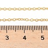 Brass Cable Chain Necklaces X-NJEW-K123-05G-3