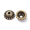 Tibetan Style Alloy Caps MLF1235Y-NF-2