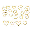 Brass Linking Rings KK-YWC0001-01G-01-1