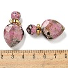 Faceted Natural Rhodonite Pendants G-A225-02G-5
