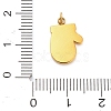 304 Stainless Steel Rhinestone Charms FIND-I062-01G-06-3