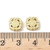 Rhombus Brass Beads KK-K293-68G-3