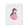 Rectangle Paper Hair Clip Display Cards CDIS-C004-03B-2