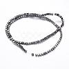 Electroplate Non-magnetic Synthetic Hematite Bead Strands G-Q467-11D-2