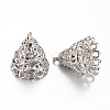 Alloy Pendant Bail Rhinestone Settings LS-PALLOY-S090-23P-LF-1