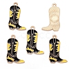 West Cowboy Theme Alloy Enamel Pendants LS-PW-WG63D70-02-1