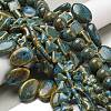 Handmade Porcelain Beads Strands PORC-B002-19B-2