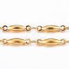 Ion Plating(IP) 304 Stainless Steel Bar Link Chains CHS-H009-18G-1