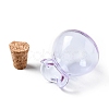 Lucky Bag Shape Glass Cork Bottles Ornament AJEW-A039-02F-3