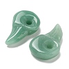 Natural Green Aventurine Carved Pendants G-H089-01E-2