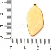 304 Stainless Steel Pendant Cabochon Settings STAS-Z204-04G-05-3