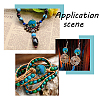 HOBBIESAY 6 Strands Synthetic Turquoise Beads Strands G-HY0001-28-6