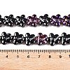 Electroplate Glass Beads Strands EGLA-T028-02P-4