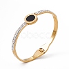 Roman Numeral Hinged Bangles BJEW-F439-07G-3