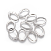 Tarnish Resistant 201 Stainless Steel Linking Rings STAS-L233-012P-1