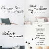 PVC Quotes Wall Sticker DIY-WH0200-002-6