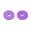 Flat Round Handmade Polymer Clay Beads CLAY-R067-12mm-01-7