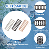 9Pcs 3 Colors Alloy Watch Band Adapter Connectors FIND-DC0004-29-5