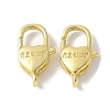 Brass Lobster Claw Clasps KK-F893-04G-1