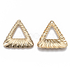 Eco-Friendly Iron Pendants IFIN-T015-027G-NR-2