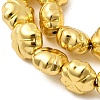 Electroplate Glass Beads Strands EGLA-F166-16G-3