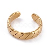 304 Stainless Steel Cuff Rings X-RJEW-E169-03G-2