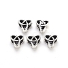 Tibetan Style Alloy European Beads TIBE-N006-95AS-LF-1