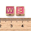 304 Stainless Steel Enamel Beads STAS-L022-293G-W-3