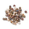 Electroplate Glass Beads GLAA-D020-01B-2
