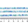 Gradient Color Electroplate Glass Bead Strands GLAA-E042-05-B07-5