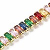 Cubic Zirconia Classic Tennis Bracelet ZIRC-S067-073I-NF-2