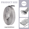 8M 304 Stainless Steel Flat Tinned Braided Wire FIND-UN0010-04-3