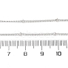 Brass Satellite Chain Necklace Making NJEW-D302-81P-3