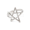 Non-Tarnish 304 Stainless Steel Cuff Finger Rings RJEW-L107-012P-2