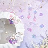 80Pcs 4 Style Glass Pendants GLAA-SC0001-63-5