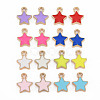 Alloy Enamel Charms PALLOY-N153-40-RS-1